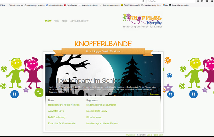 Knopferlbande Werbeagentur Website Homepage erstellen lassen Webdesign Agentur Wordpress SEO Woocommerce