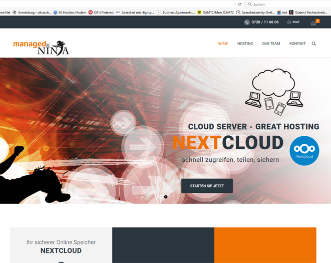 Managed.ninja Logo Website