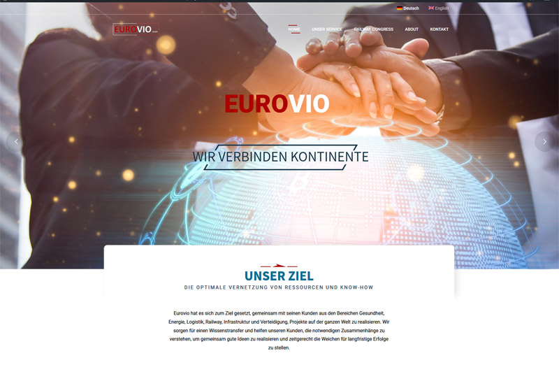 Website eurovio.com ist fertig