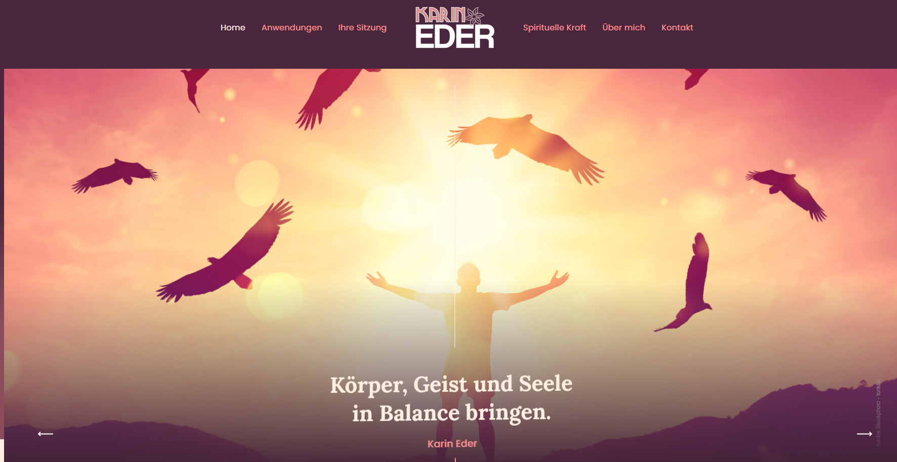 Website, Logo, Broschüre für Human Energetik